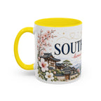 South Korea Home Country Mug | Moving Away Gift | Long Distance Friendship | 11 oz 15 oz Accent Mug