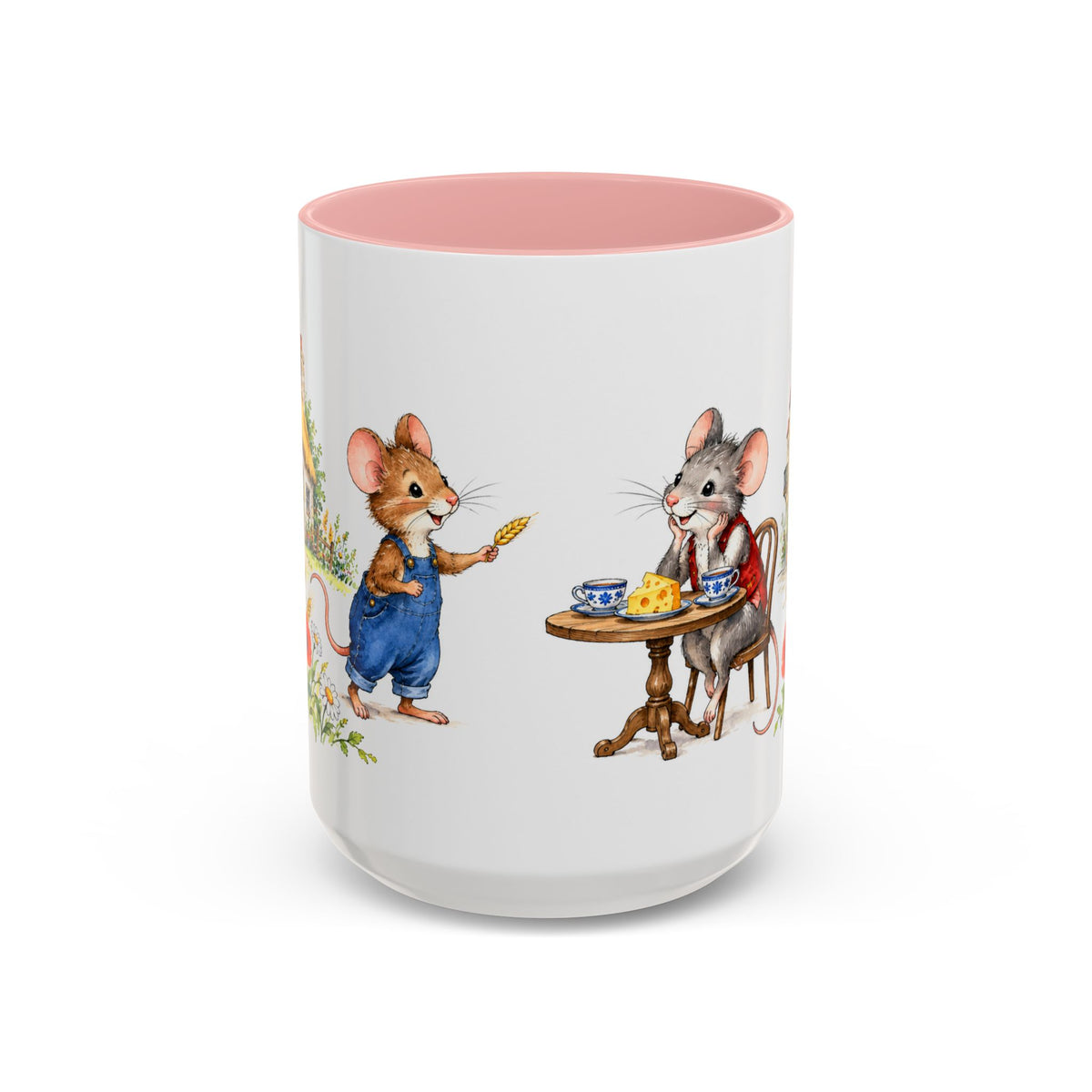 Town Mouse Country Mouse Mug | Storybook Tea Time Ceramic Mug (11oz/15oz)