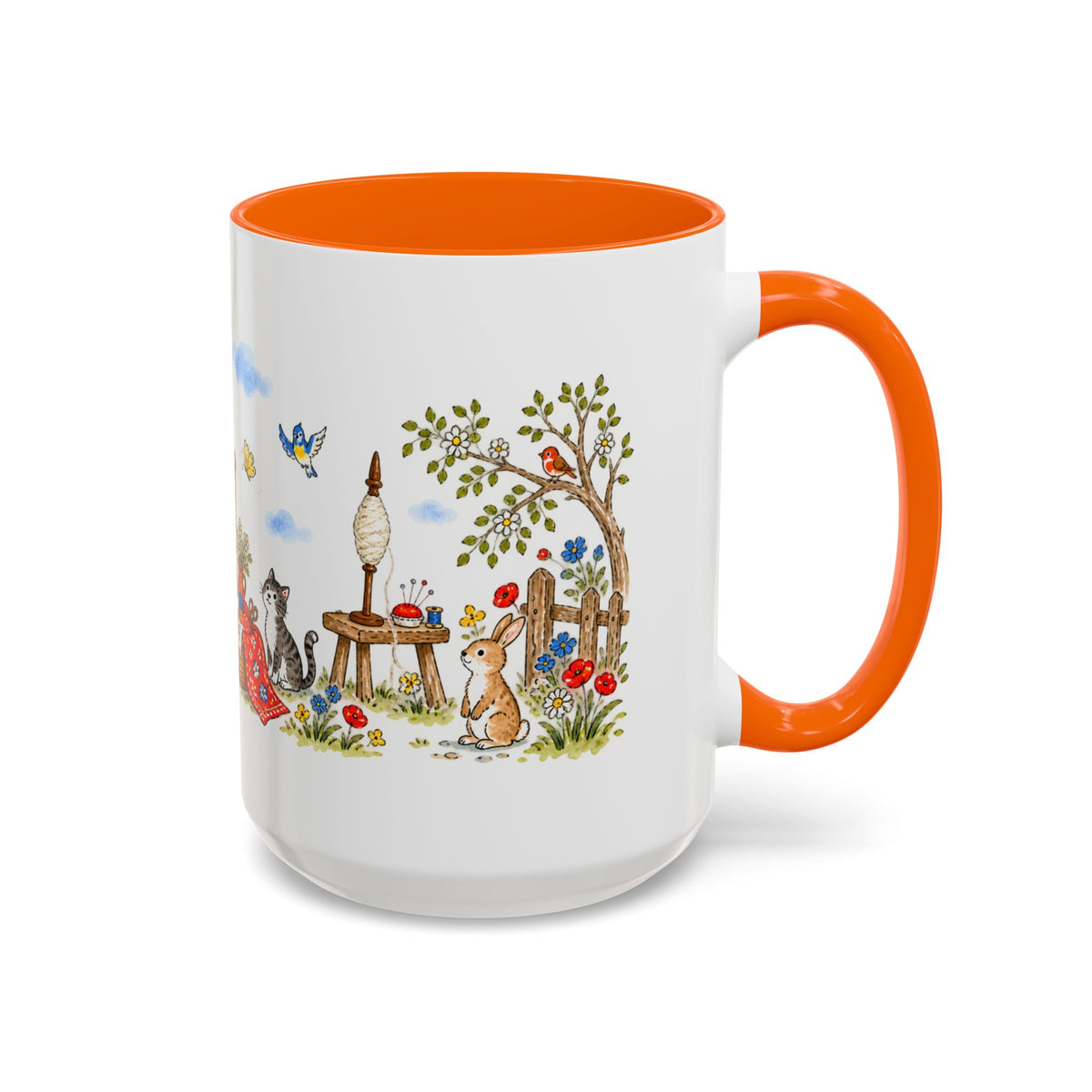 Spindle Shuttle and Needle Mug | Storybook Fairy Tale Accent Coffee Mug | EveryLegend