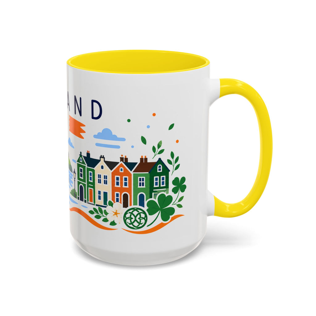 Ireland Coffee Mug | Travel Souvenir Accent Mug | Country Gift Ceramic Cup 11oz 15oz