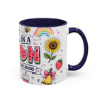 One in a Melon Coffee Mug | Sweetest Teacher Appreciation Gift | Accent Color Ceramic 11oz 15oz
