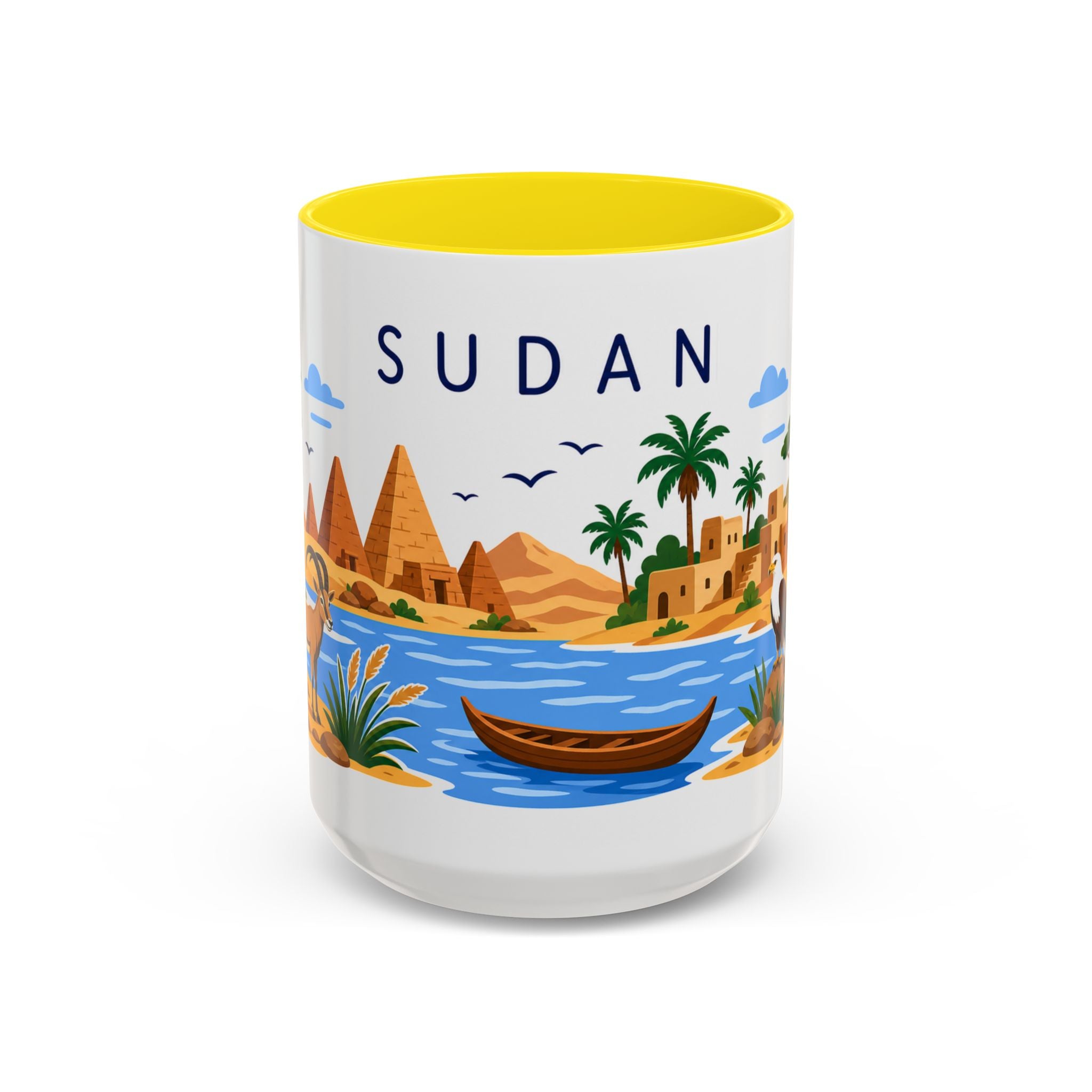 Sudan Home Country Mug | Moving Away Gift | Long Distance Friendship | 11 oz 15 oz Accent Mug