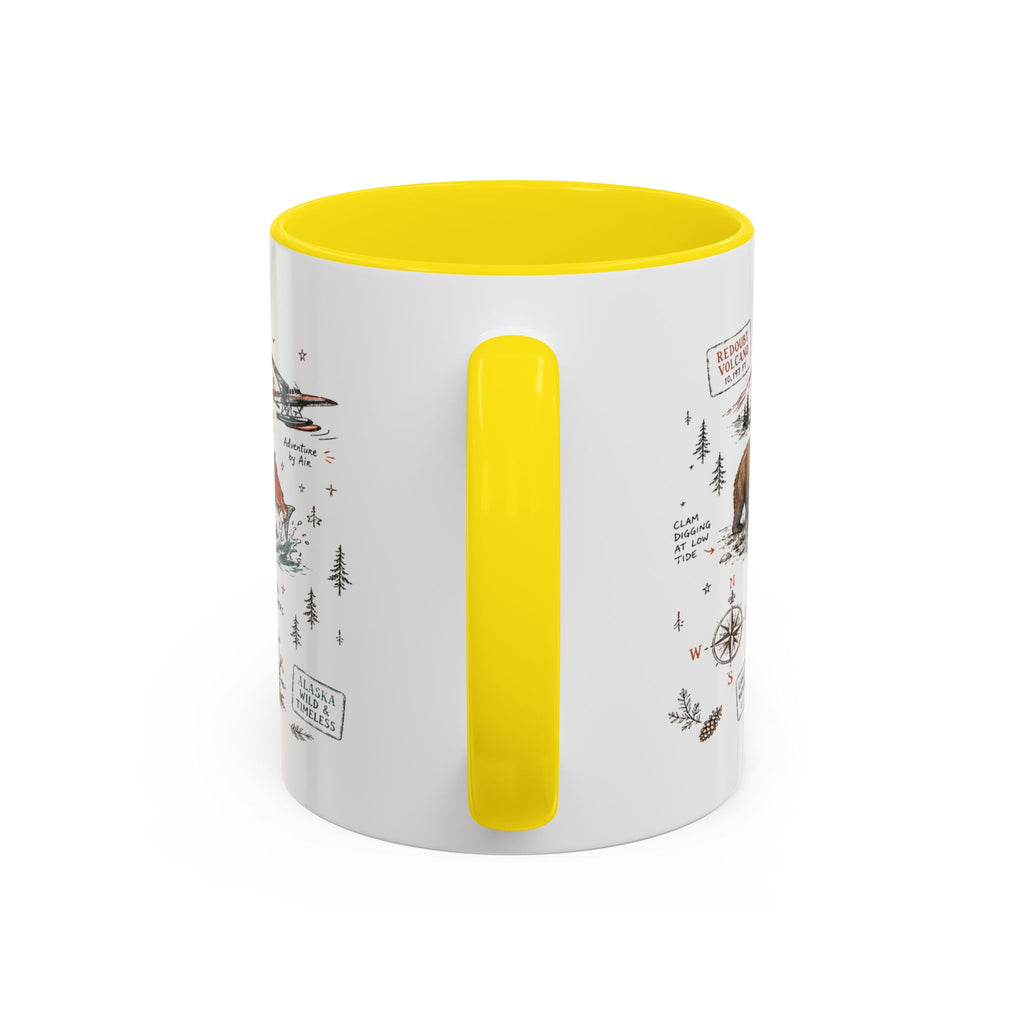 Lake Clark National Park Coffee Mug | Alaska Fly-in Wilderness Adventure Gift | Accent Color Ceramic 11oz 15oz