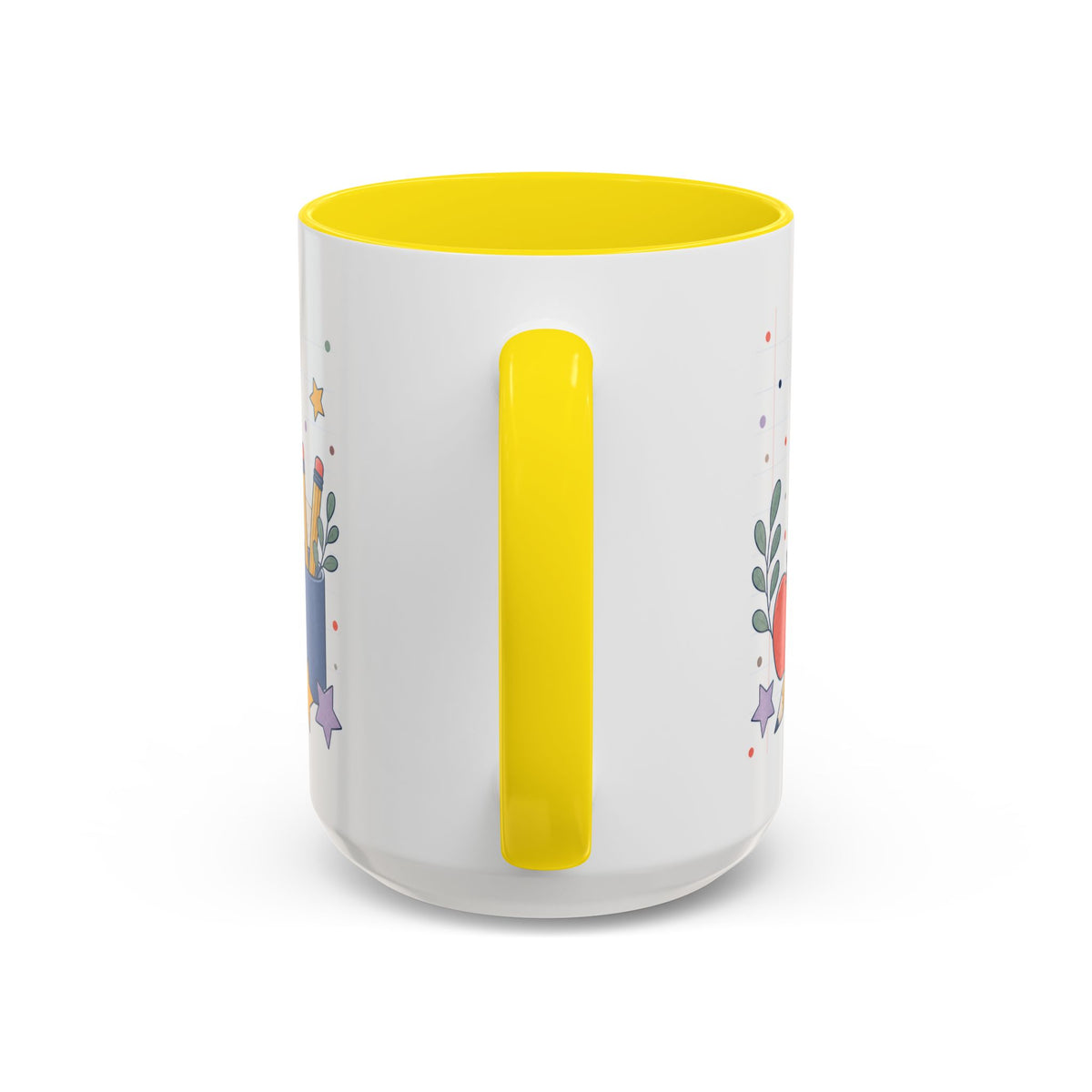 Personalized Teacher Mug | Custom Name Notebook Coffee Cup | Back to School Gift 11oz 15oz
