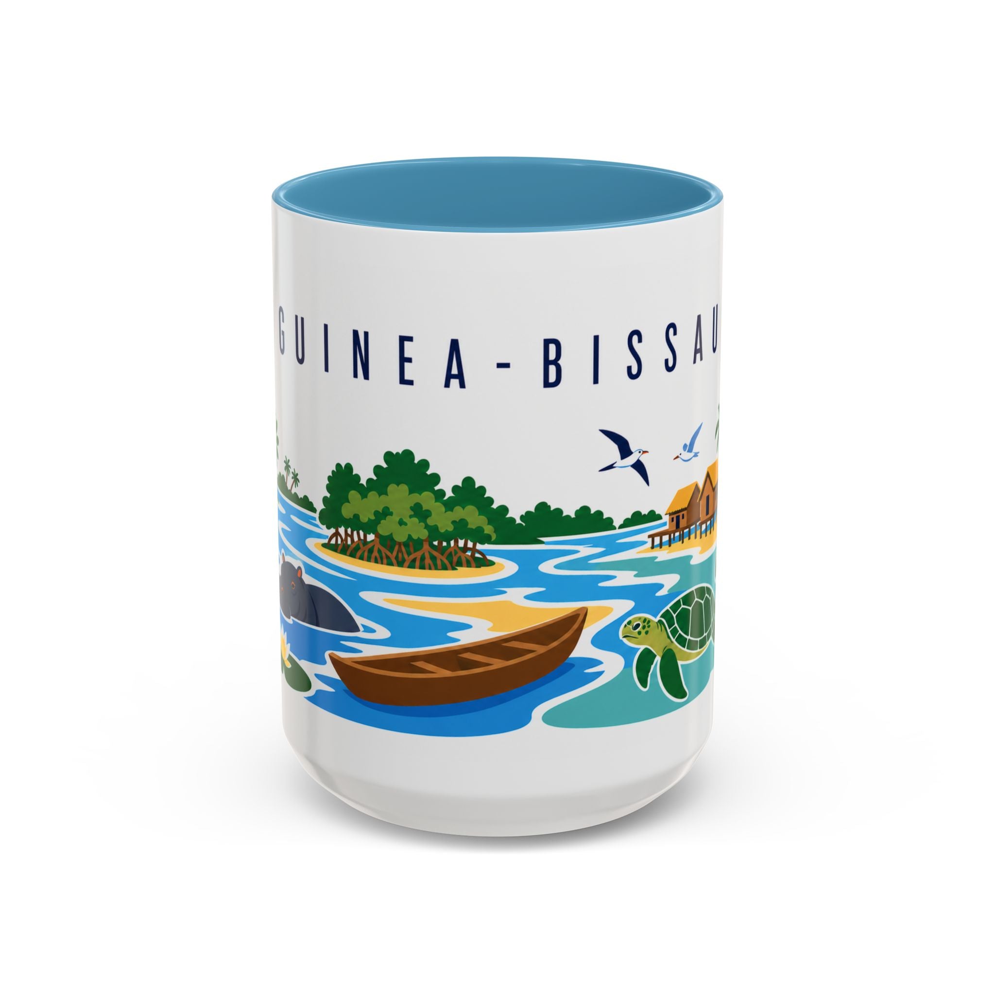 Guinea-Bissau Coffee Mug | Travel Souvenir Accent Mug | Country Gift Ceramic Cup 11oz 15oz