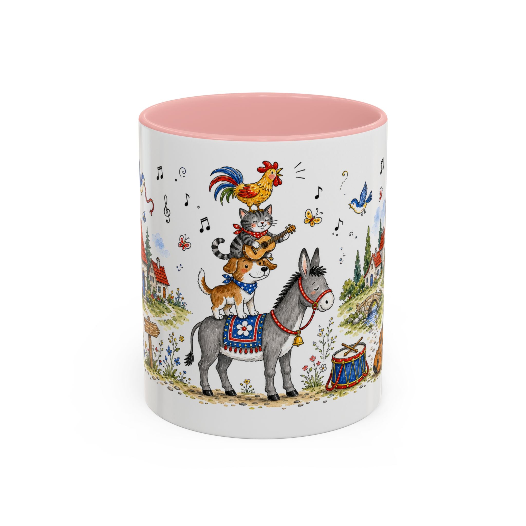Bremen Town Musicians Mug | Storybook Accent Coffee Mug | EveryLegend