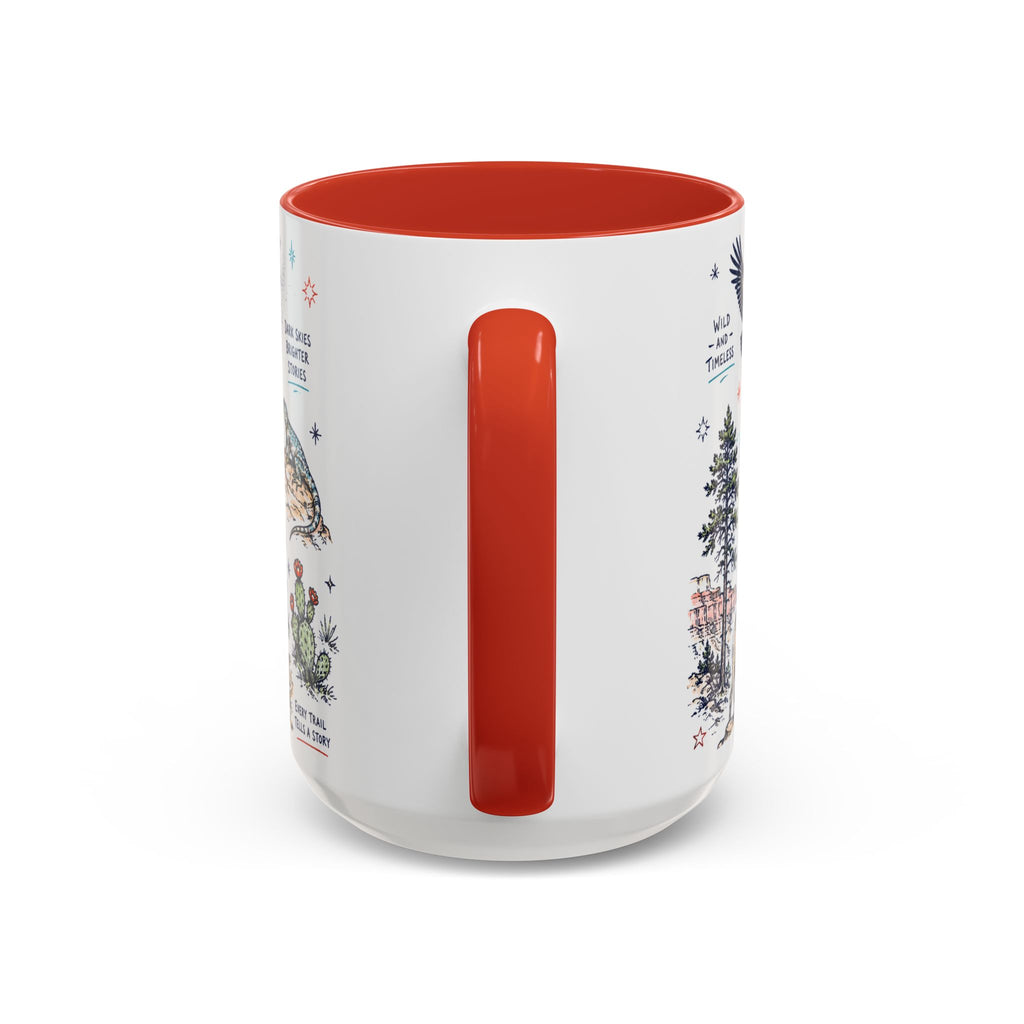 Grand Canyon National Park Coffee Mug | Hiking Camping Nature Gift | Accent Color Ceramic 11oz 15oz
