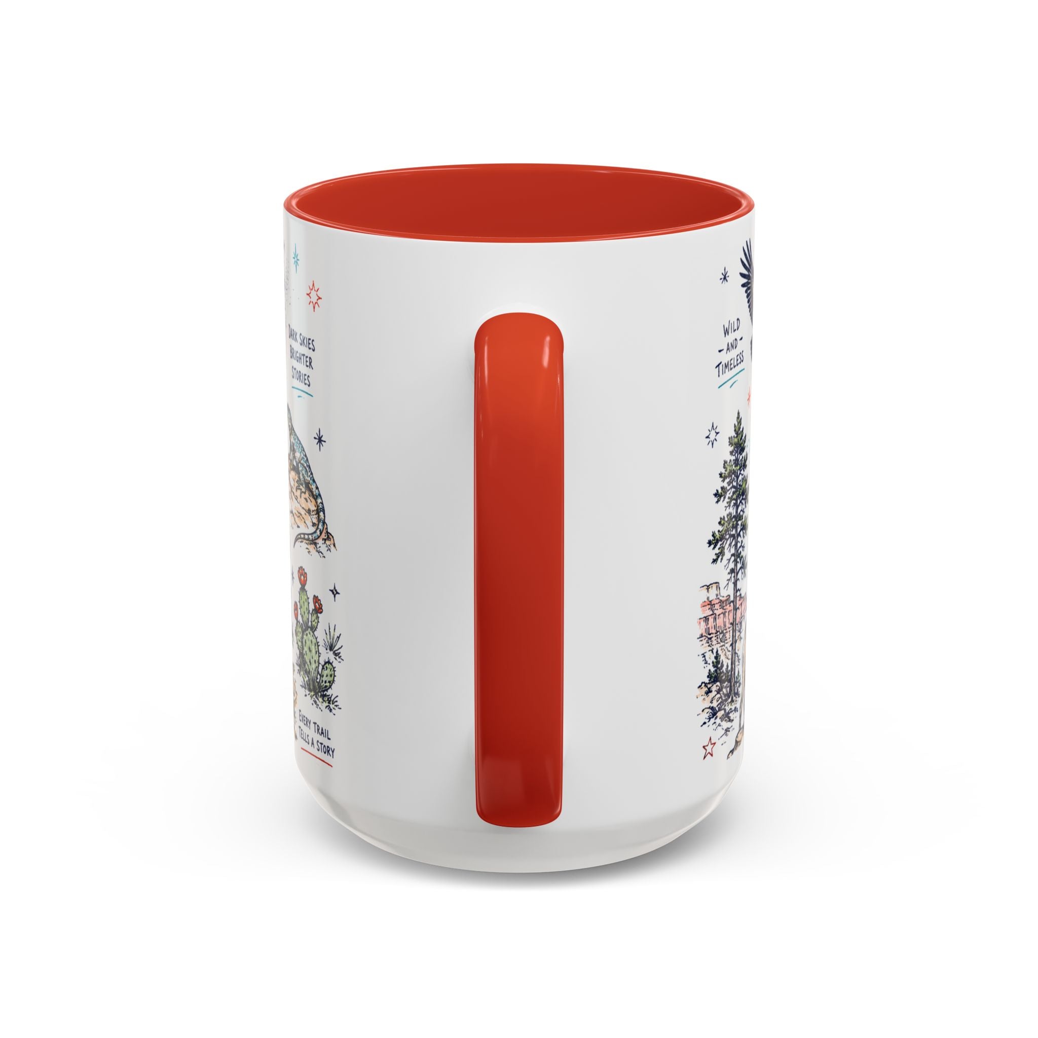 Grand Canyon National Park Coffee Mug | Hiking Camping Nature Gift | Accent Color Ceramic 11oz 15oz