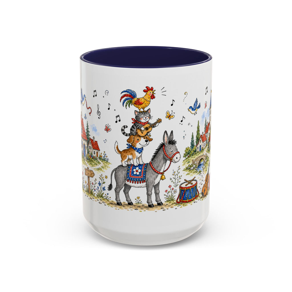 Bremen Town Musicians Mug | Storybook Accent Coffee Mug | EveryLegend