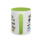 Los Angeles Coffee Mug | California Souvenir City Gift | Accent Color Ceramic 11oz 15oz