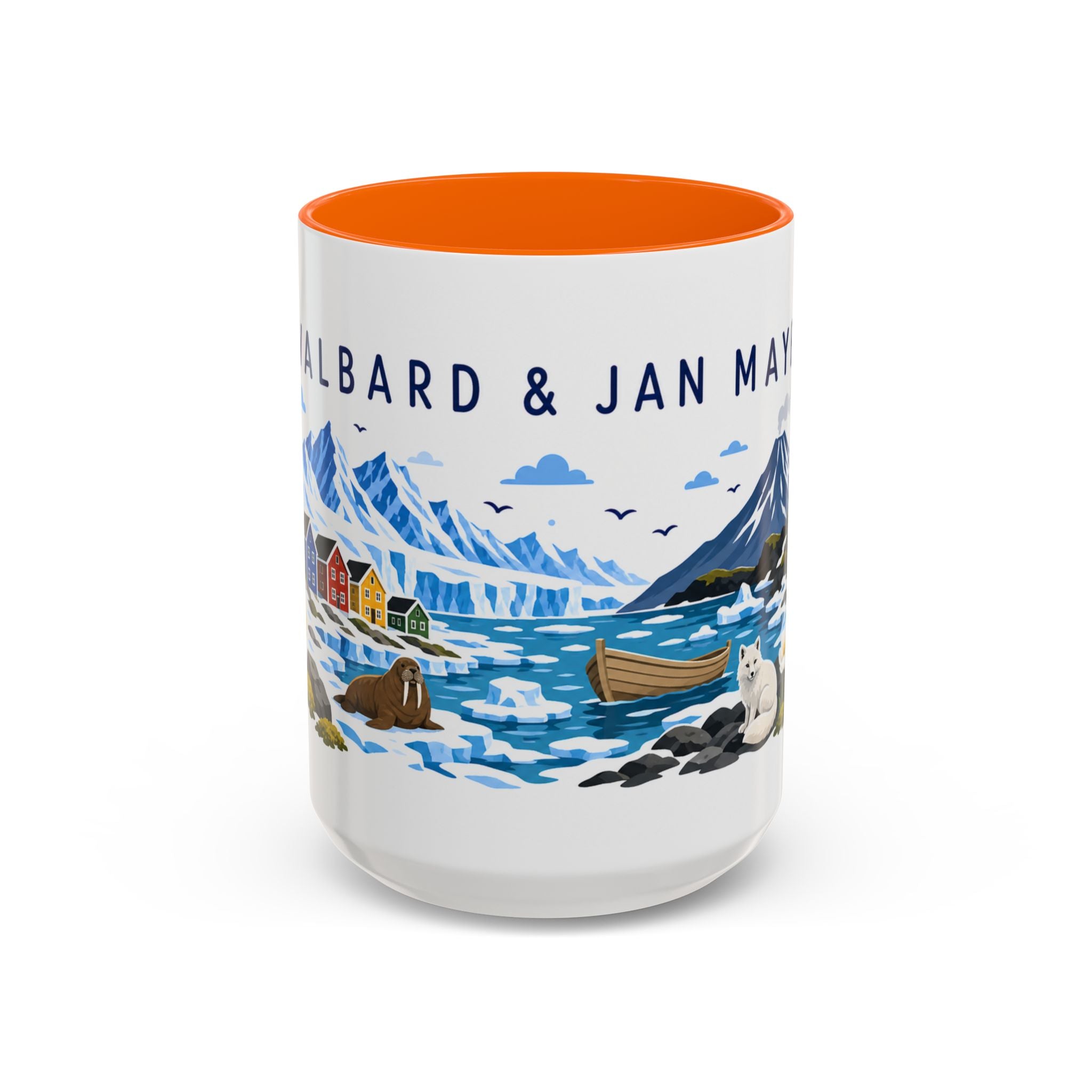 Svalbard & Jan Mayen Coffee Mug | Travel Souvenir Accent Mug | Country Gift Ceramic Cup 11oz 15oz