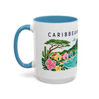 Caribbean Netherlands Coffee Mug | Travel Souvenir Accent Mug | Country Gift Ceramic Cup 11oz 15oz