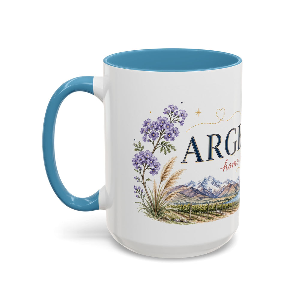 Argentina Home Country Mug | Moving Away Gift | Long Distance Friendship | 11 oz 15 oz Accent Mug
