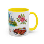Tulsa Illustrated Travel Mug | City Souvenir Accent Coffee Mug | 11oz 15oz Ceramic Cup