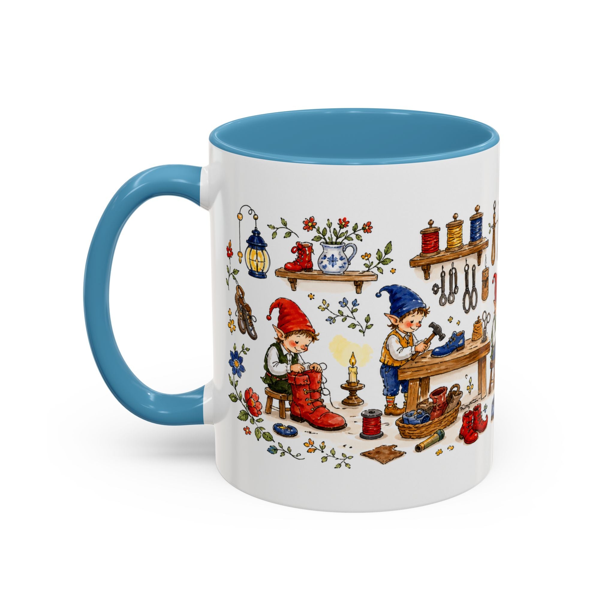 Elves and the Shoemaker Mug | Storybook Accent Coffee Mug | EveryLegend