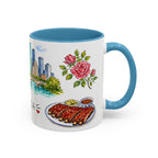Tulsa Illustrated Travel Mug | City Souvenir Accent Coffee Mug | 11oz 15oz Ceramic Cup