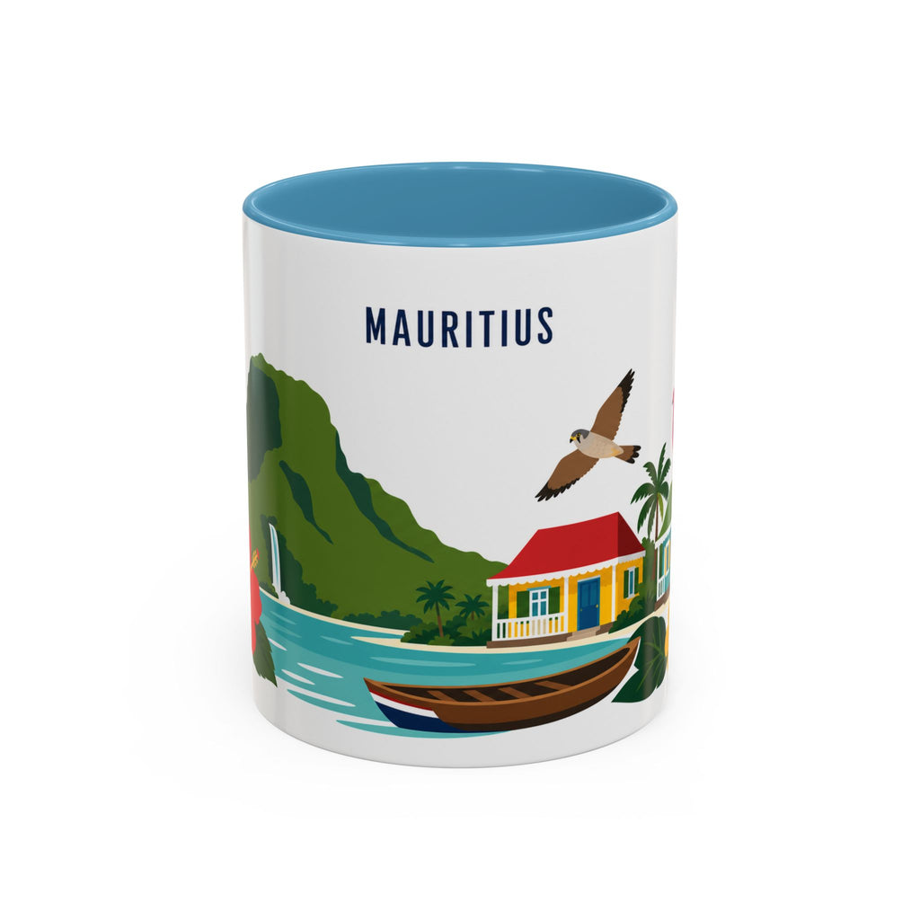 Mauritius Coffee Mug | Travel Souvenir Accent Mug | Country Gift Ceramic Cup 11oz 15oz