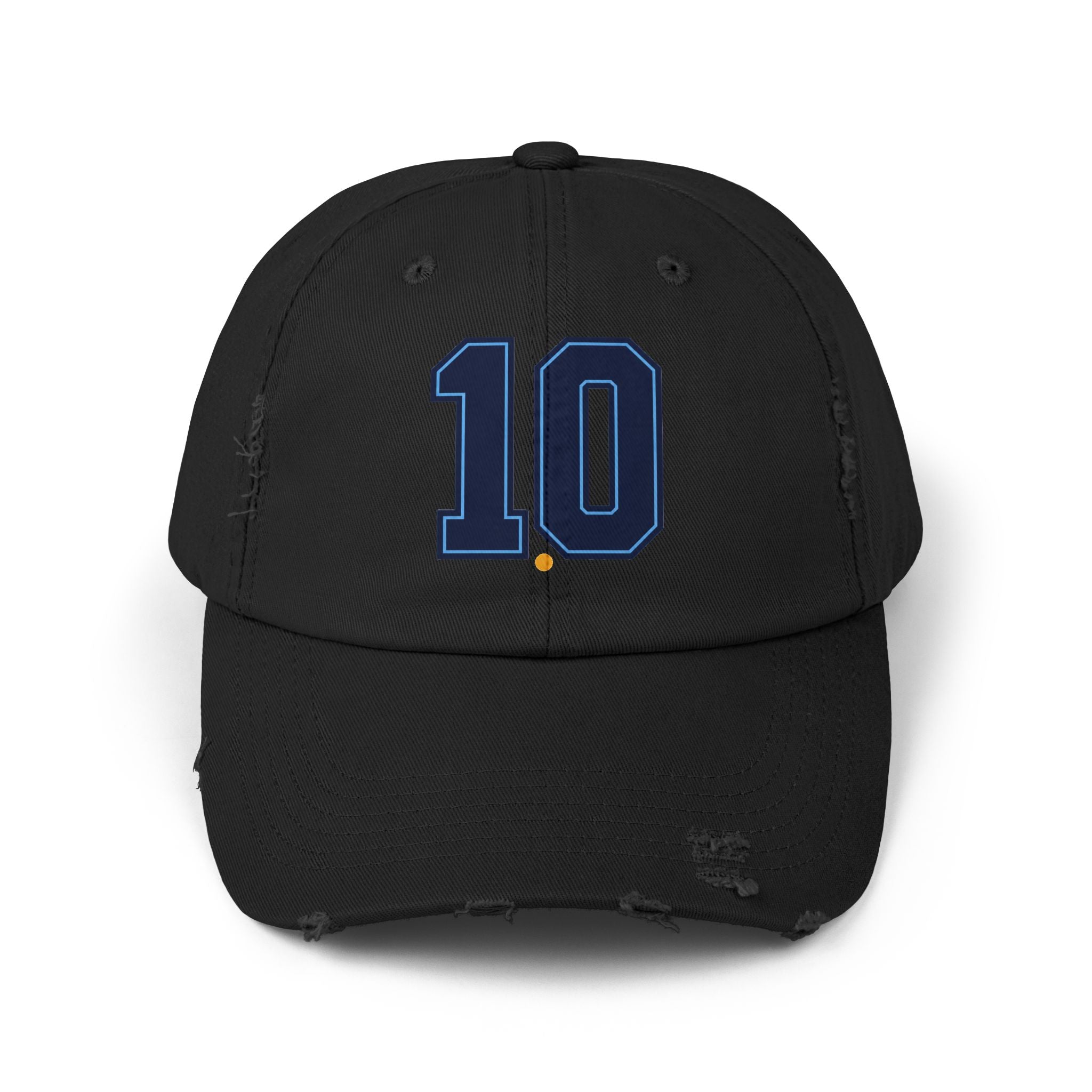Minimal No 10 Soccer Hat | Argentina Fan Cap | 10 Soccer Supporter Cap