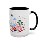 South Korea Coffee Mug | Travel Souvenir Accent Mug | Country Gift Ceramic Cup 11oz 15oz