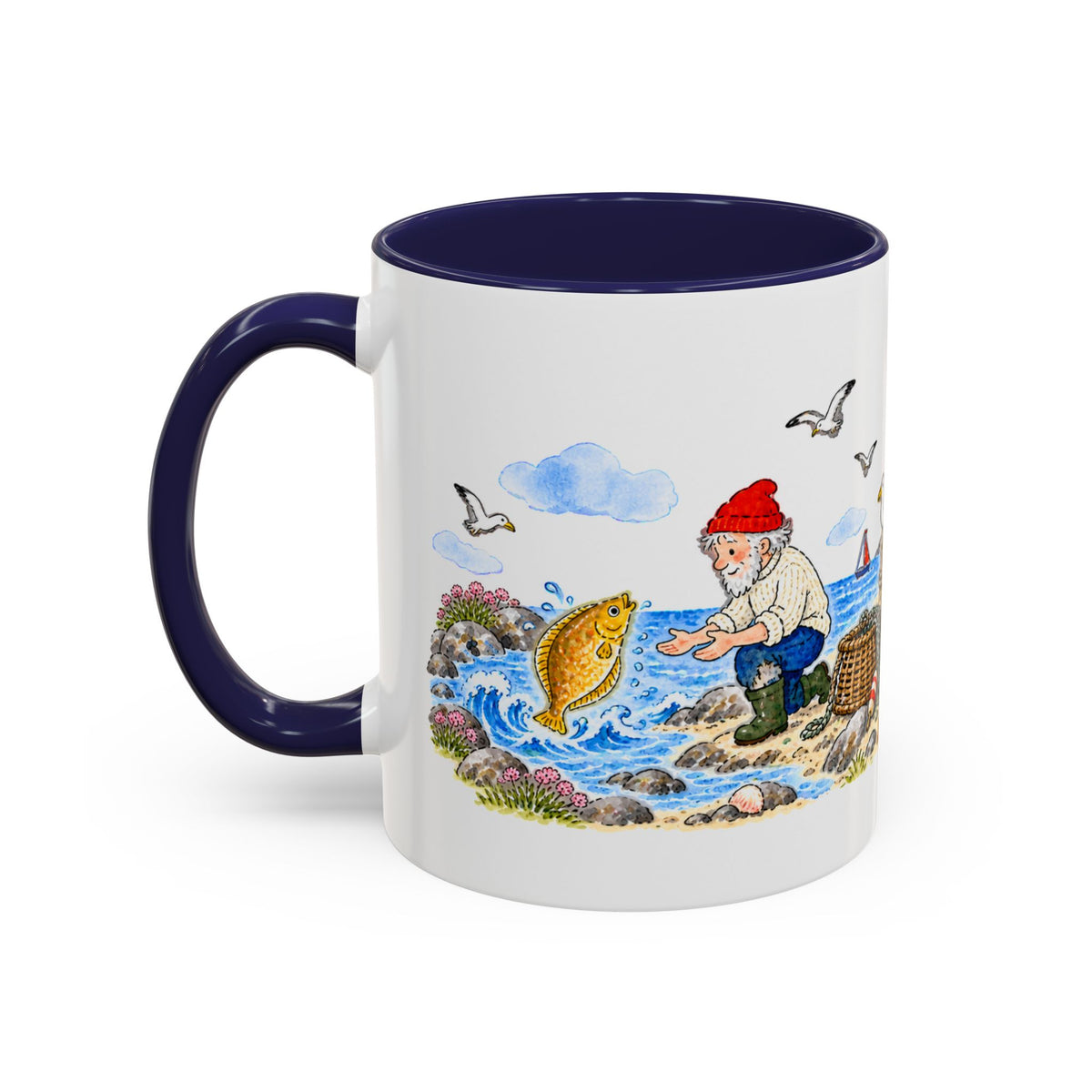 The Fisherman and His Wife Mug | Storybook Fairy Tale Accent Coffee Mug | EveryLegend