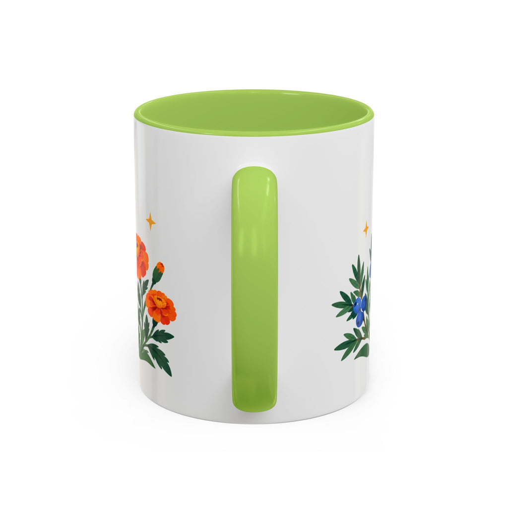 Sagittarius Zodiac Coffee Mug | Bow and Arrow Design | Astrology Birthday Gift | 11 oz 15 oz Ceramic Accent Mug