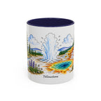 Yellowstone National Park Mug | US Travel Souvenir Accent Coffee Mug | 11oz 15oz Ceramic Cup