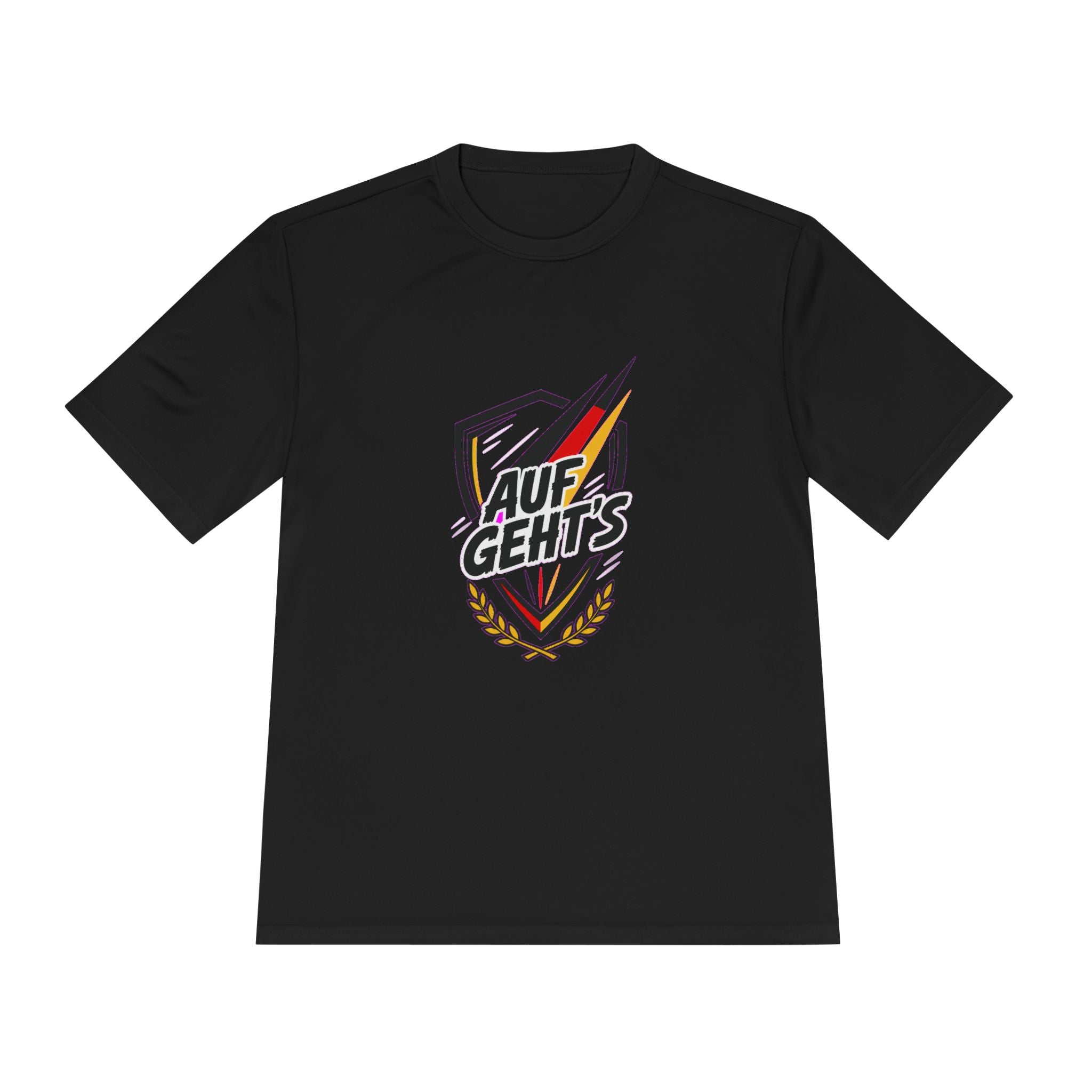 Germany Soccer T Shirt, Auf Geht'S Tee, World Football Fan Shirt, Moisture Wicking Sport Tee