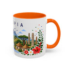 Ethiopia Coffee Mug | Travel Souvenir Accent Mug | Place Gift Ceramic Cup 11oz 15oz