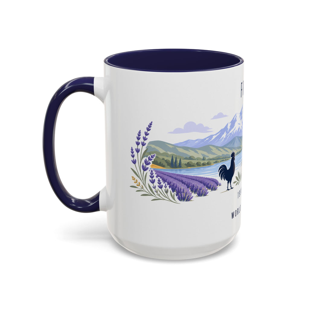 France World Champions Mug | Two Time Soccer Champion Gift | French Football Fan Cup | 1998 2018 | 11oz 15oz Accent Mug