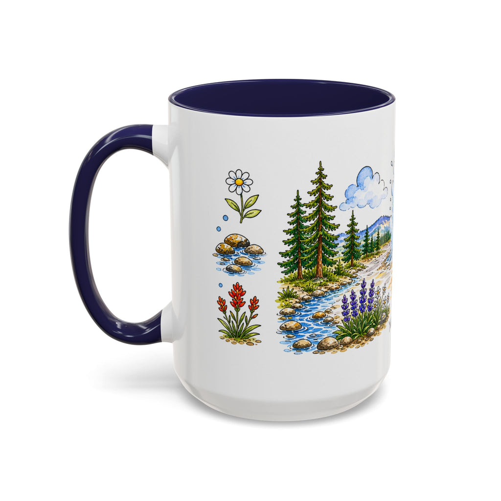 Yellowstone National Park Mug | US Travel Souvenir Accent Coffee Mug | 11oz 15oz Ceramic Cup