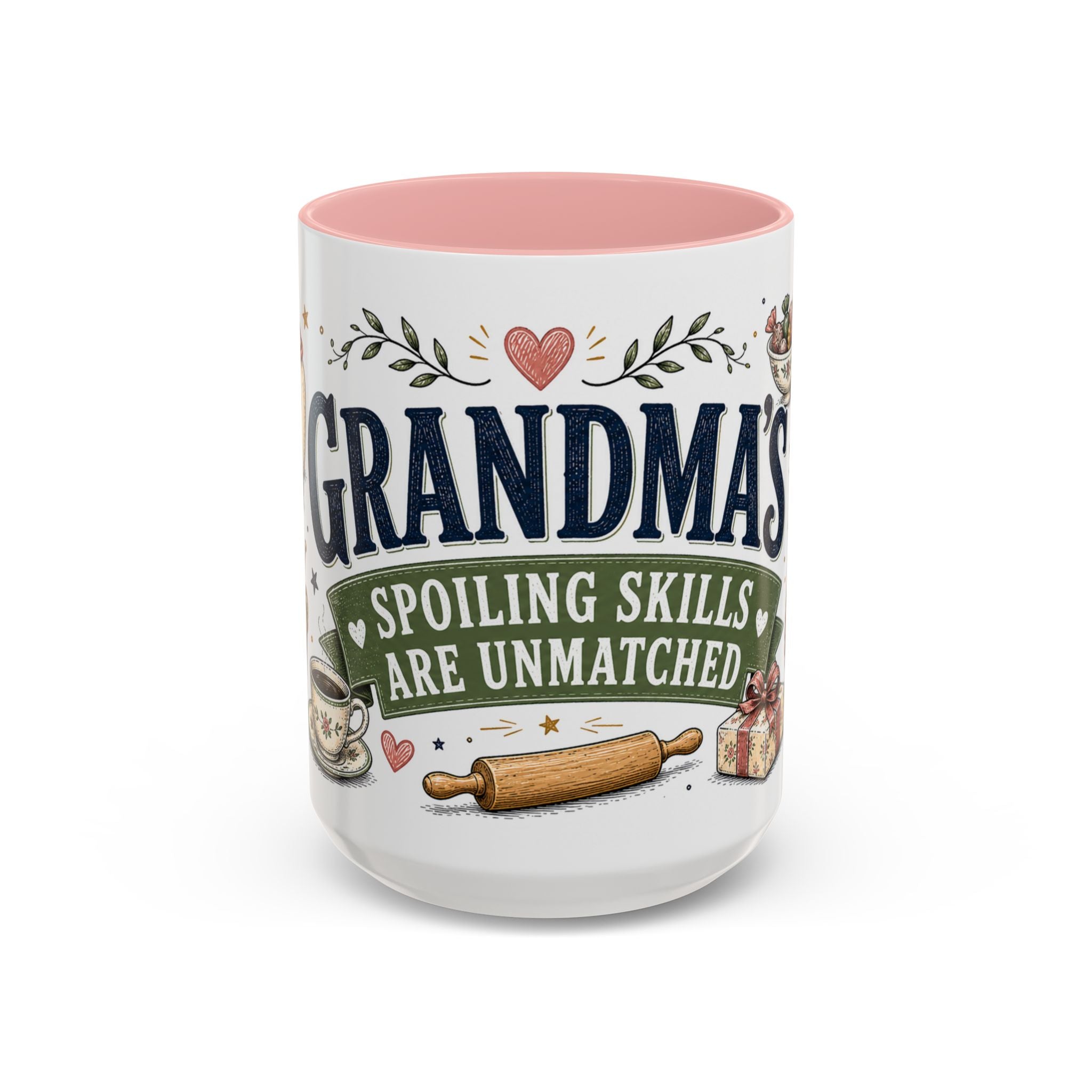 Grandma's Spoiling Skills Are Unmatched Coffee Mug | Funny Gift From Grandkids | Accent Ceramic 11oz 15oz