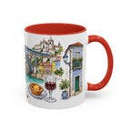 Porto Illustrated Travel Mug | City Souvenir Accent Coffee Mug | 11oz 15oz Ceramic Cup
