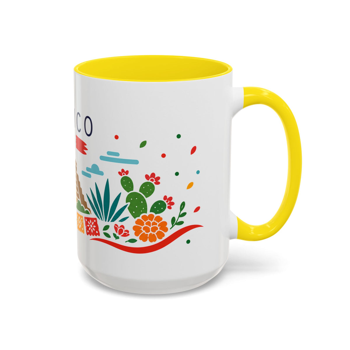 Mexico Coffee Mug | Travel Souvenir Accent Mug | Country Gift Ceramic Cup 11oz 15oz
