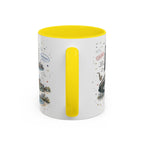 Chicago Coffee Mug | Illinois Souvenir City Gift | Accent Color Ceramic 11oz 15oz