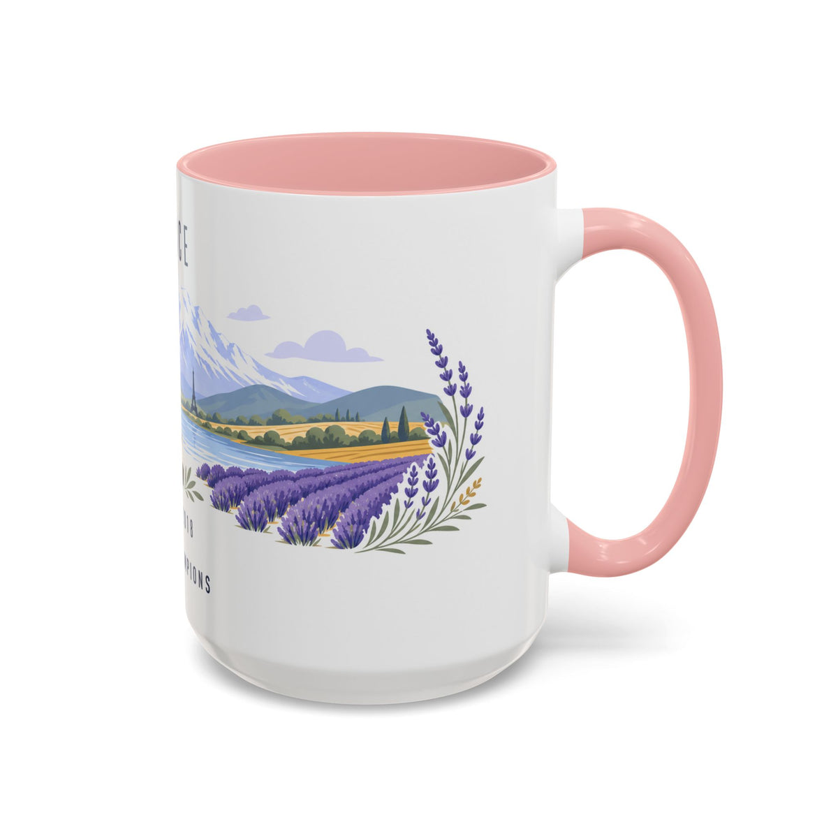 France World Champions Mug | Two Time Soccer Champion Gift | French Football Fan Cup | 1998 2018 | 11oz 15oz Accent Mug
