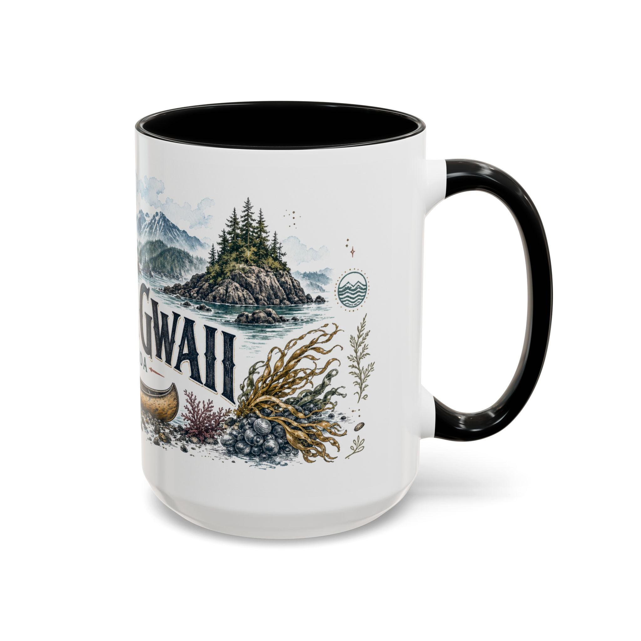 Haida Gwaii Mug, Canada Travel Souvenir, Bucket List Gift, Accent Ceramic Coffee Mug 11oz 15oz
