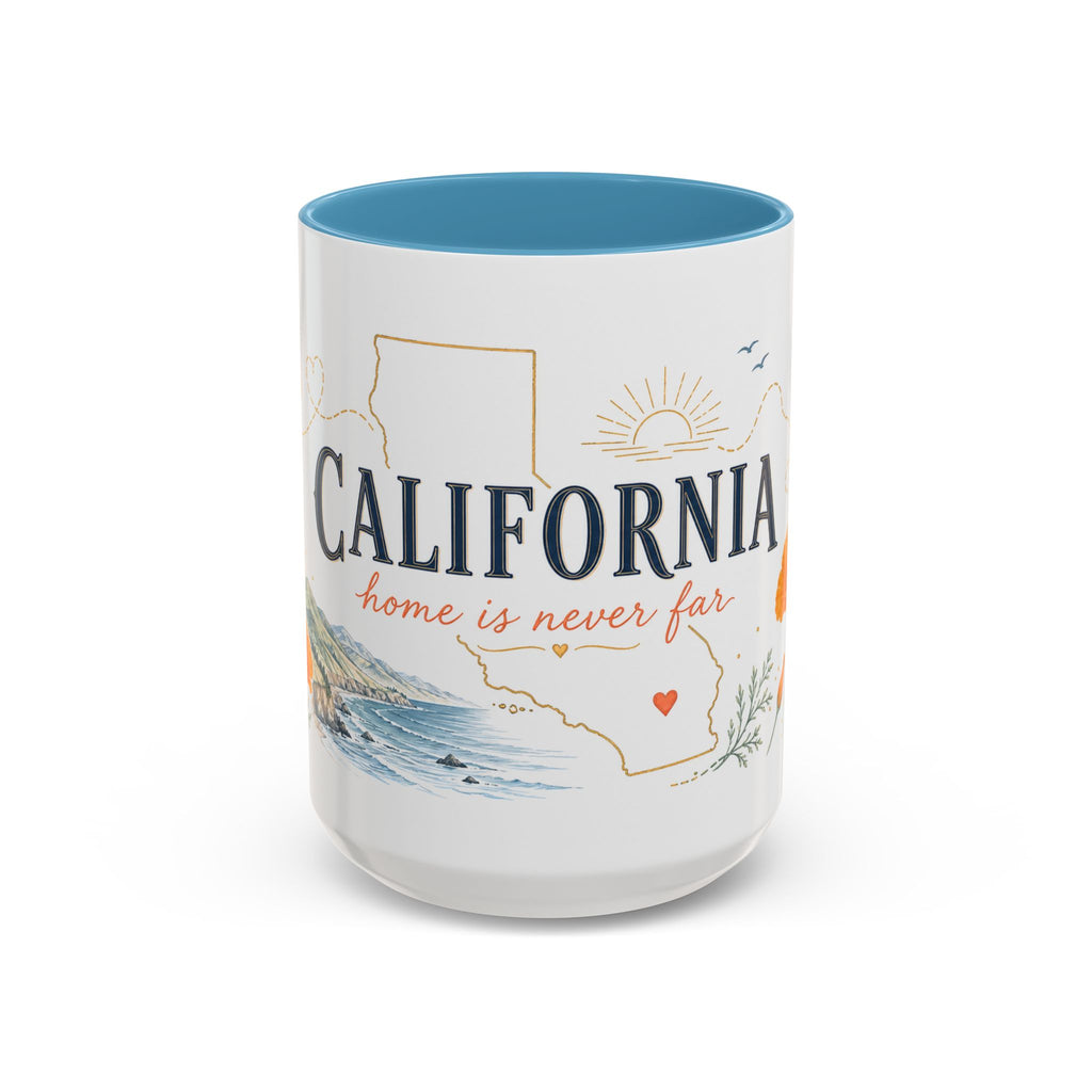 California Home State Mug | Moving Away Gift | Long Distance Friendship Coffee Cup