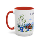 Finland Coffee Mug | Travel Souvenir Accent Mug | Place Gift Ceramic Cup 11oz 15oz