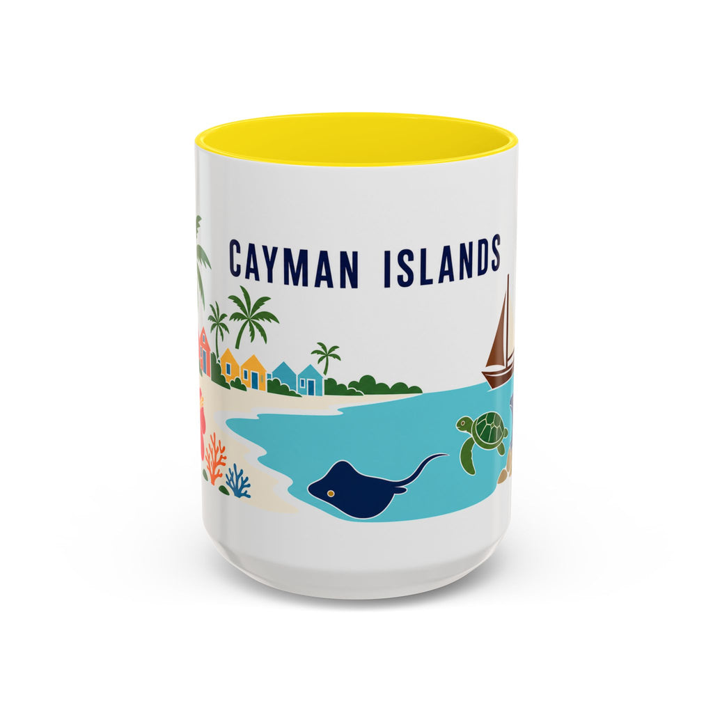 Cayman Islands Coffee Mug | Travel Souvenir Accent Mug | Country Gift Ceramic Cup 11oz 15oz