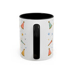 New Year Midnight Mug | Candle Firework Watercolor Party Gift | Accent Cup 11oz 15oz