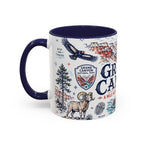 Grand Canyon National Park Coffee Mug | Hiking Camping Nature Gift | Accent Color Ceramic 11oz 15oz