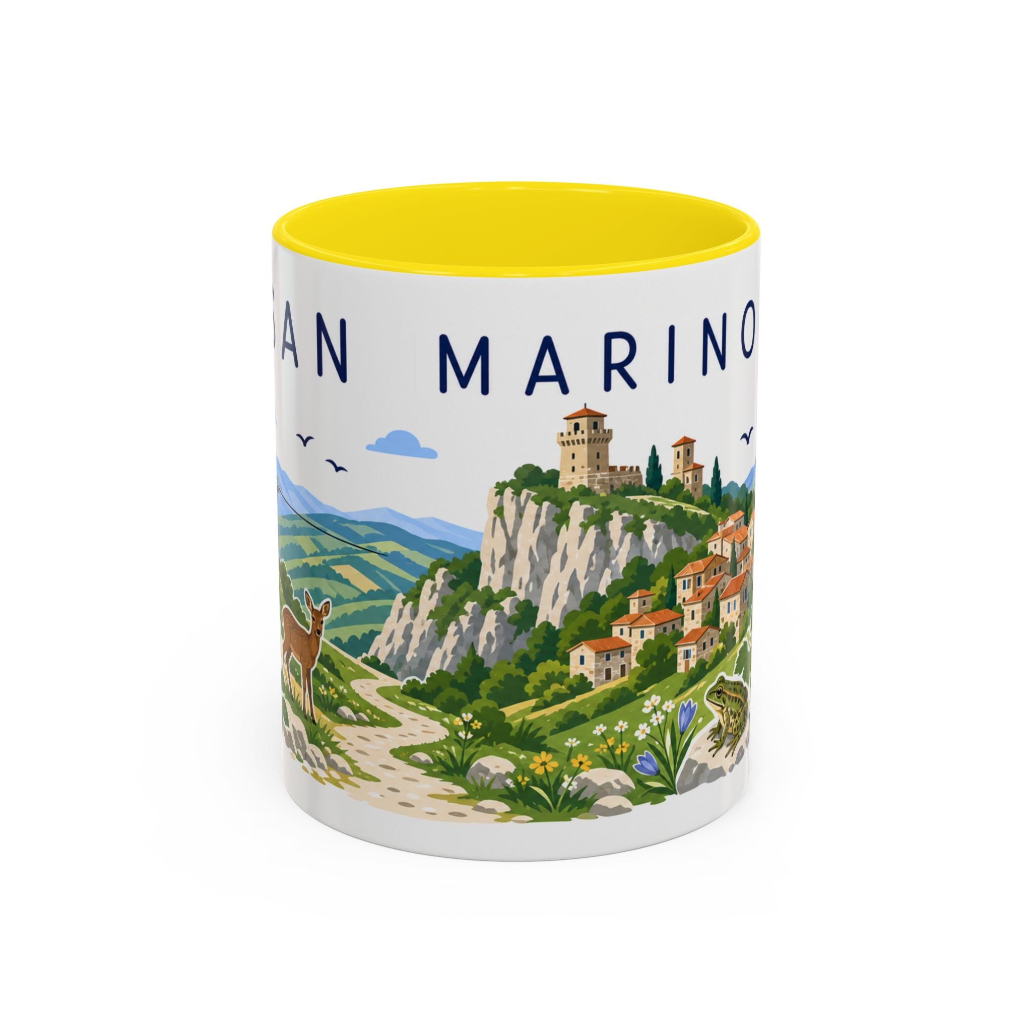 San Marino Coffee Mug | Travel Souvenir Accent Mug | Country Gift Ceramic Cup 11oz 15oz