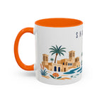 Sharjah Coffee Mug | United Arab Emirates Travel Souvenir | Porcelain Decal City Gift | 11oz 15oz Accent Mug