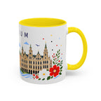 Belgium Coffee Mug | Travel Souvenir Accent Mug | Place Gift Ceramic Cup 11oz 15oz