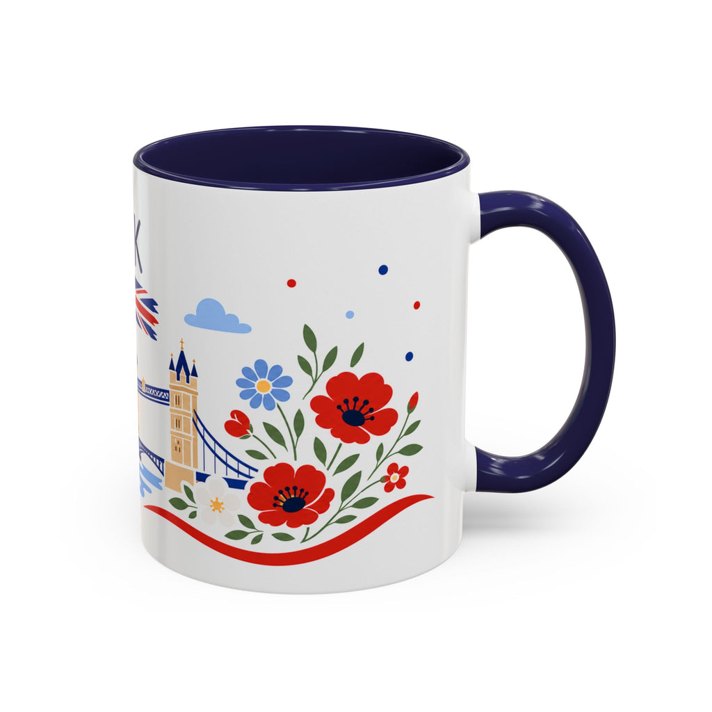 United Kingdom Coffee Mug | Travel Souvenir Accent Mug | Country Gift Ceramic Cup 11oz 15oz