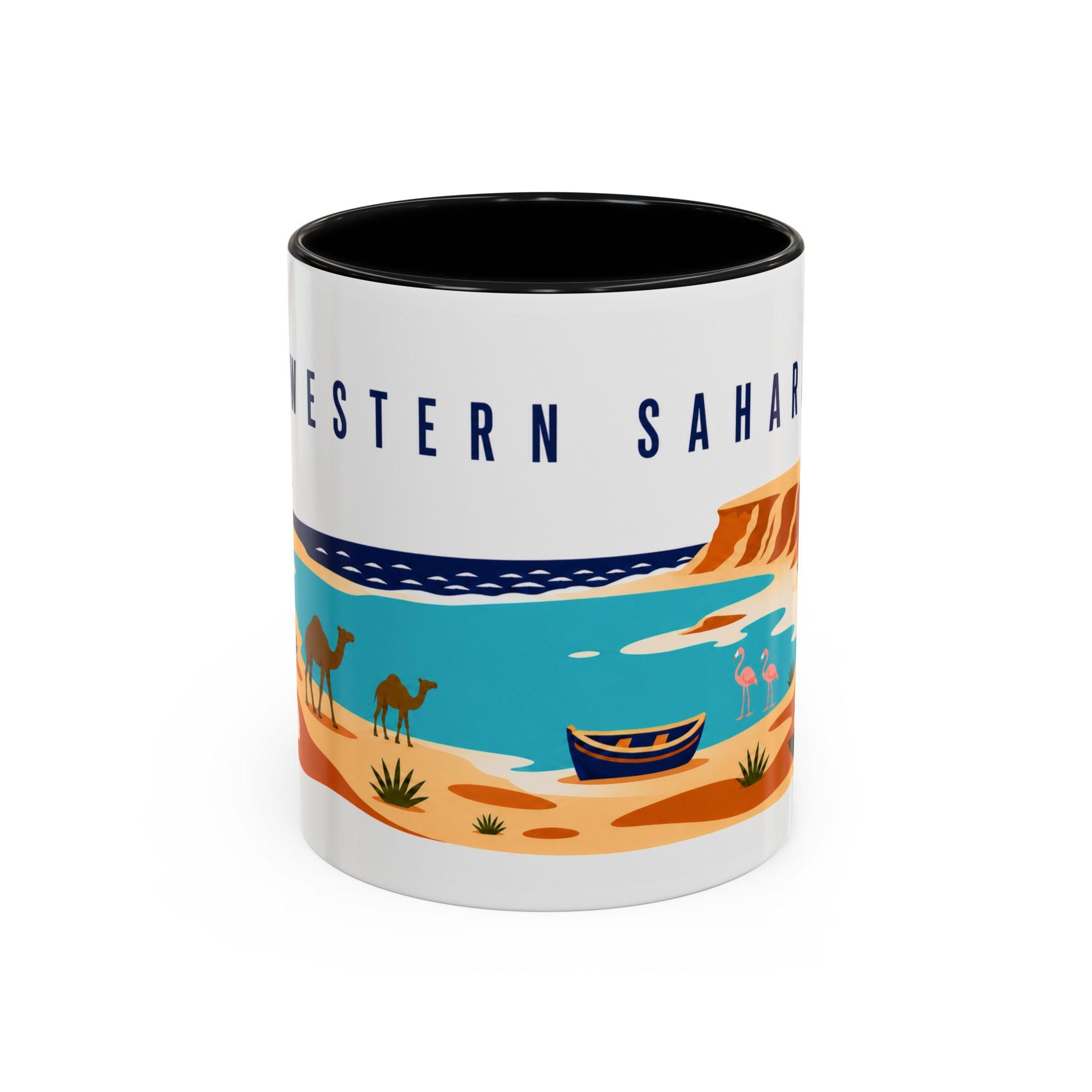 Western Sahara Coffee Mug | Travel Souvenir Accent Mug | Country Gift Ceramic Cup 11oz 15oz