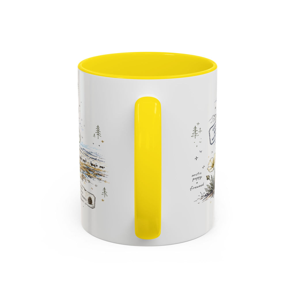 Gates of the Arctic National Park Coffee Mug | Alaska Arctic Wilderness Gift | Accent Color Ceramic 11oz 15oz