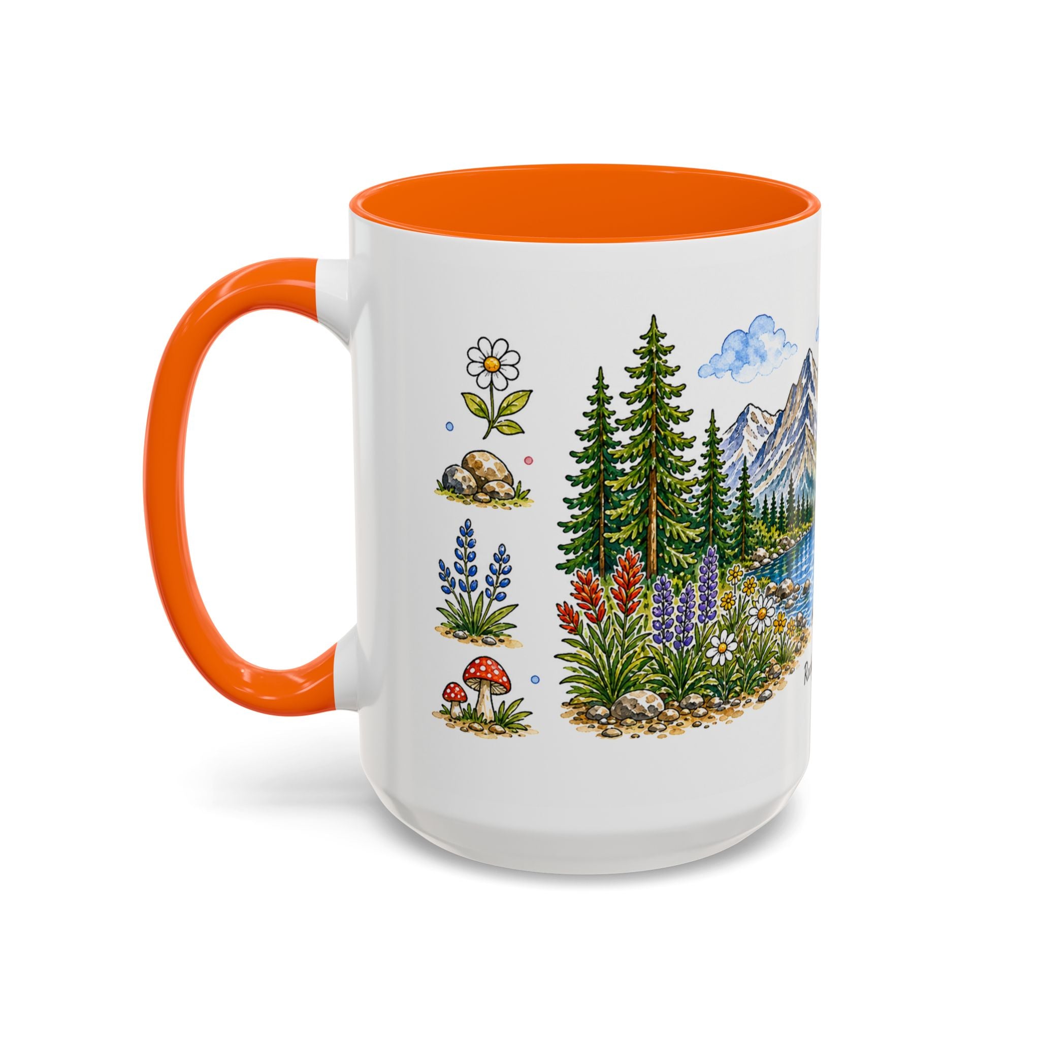 Rocky Mountain National Park Mug | US Travel Souvenir Accent Coffee Mug | 11oz 15oz Ceramic Cup