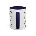Louisiana Magnolia Mug, State Flower Floral Coffee Cup, 11oz Botanical Gift