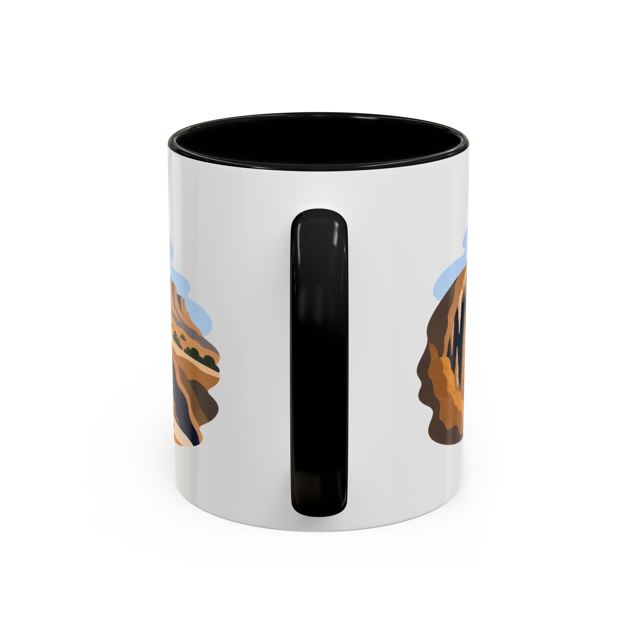 Carlsbad Caverns National Park Coffee Mug | Solid Color Block Park Souvenir | 11oz 15oz Accent Mug